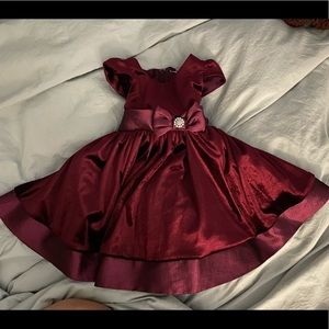 0-3month velvet special occasion dress